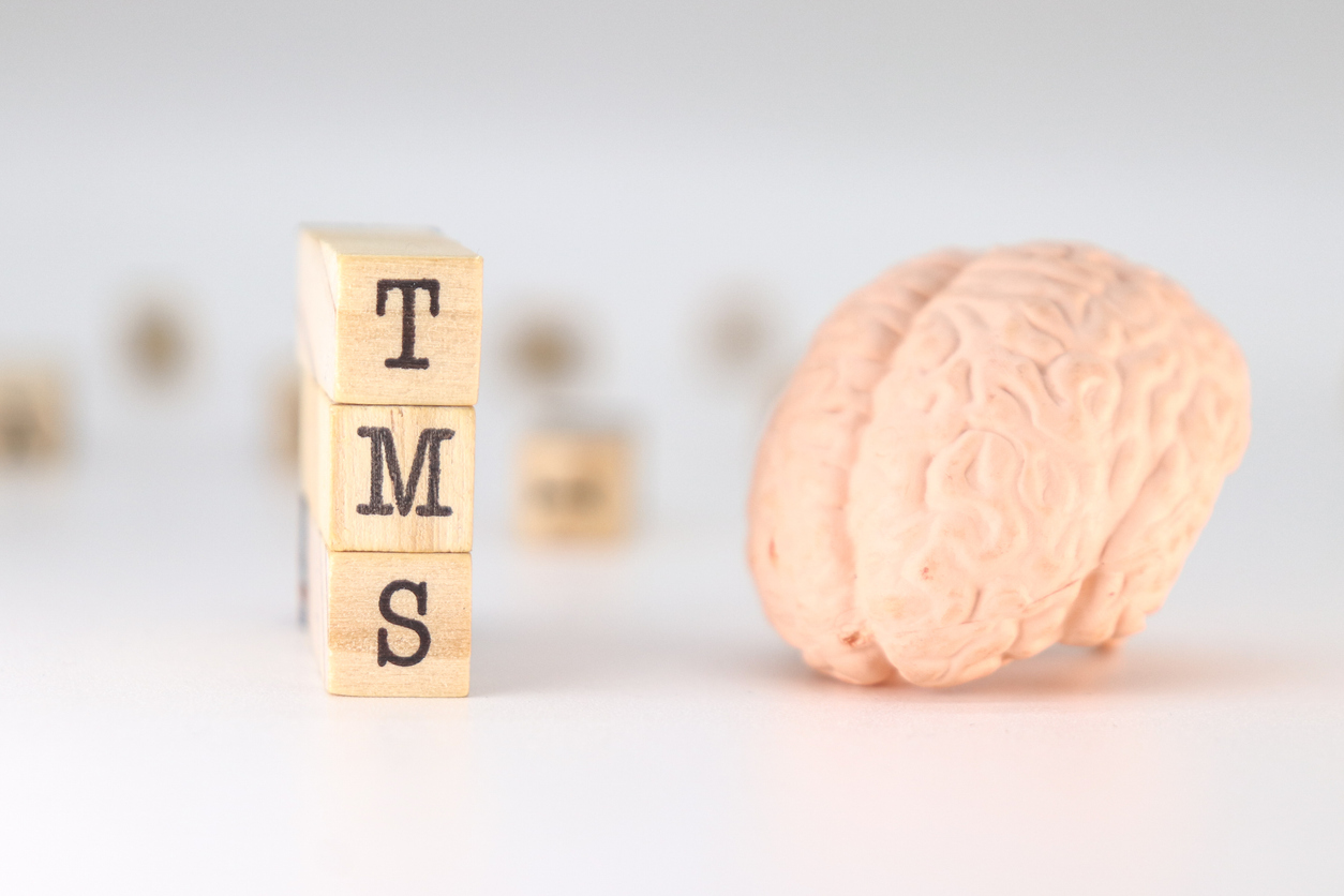 TMS Acronym. Transcranial magnetic stimulation