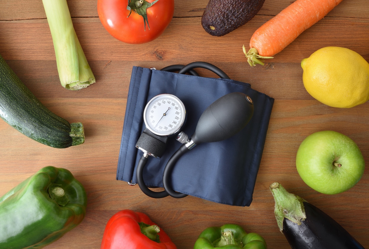 Conceptual background of healthy eating for blood pressure problems